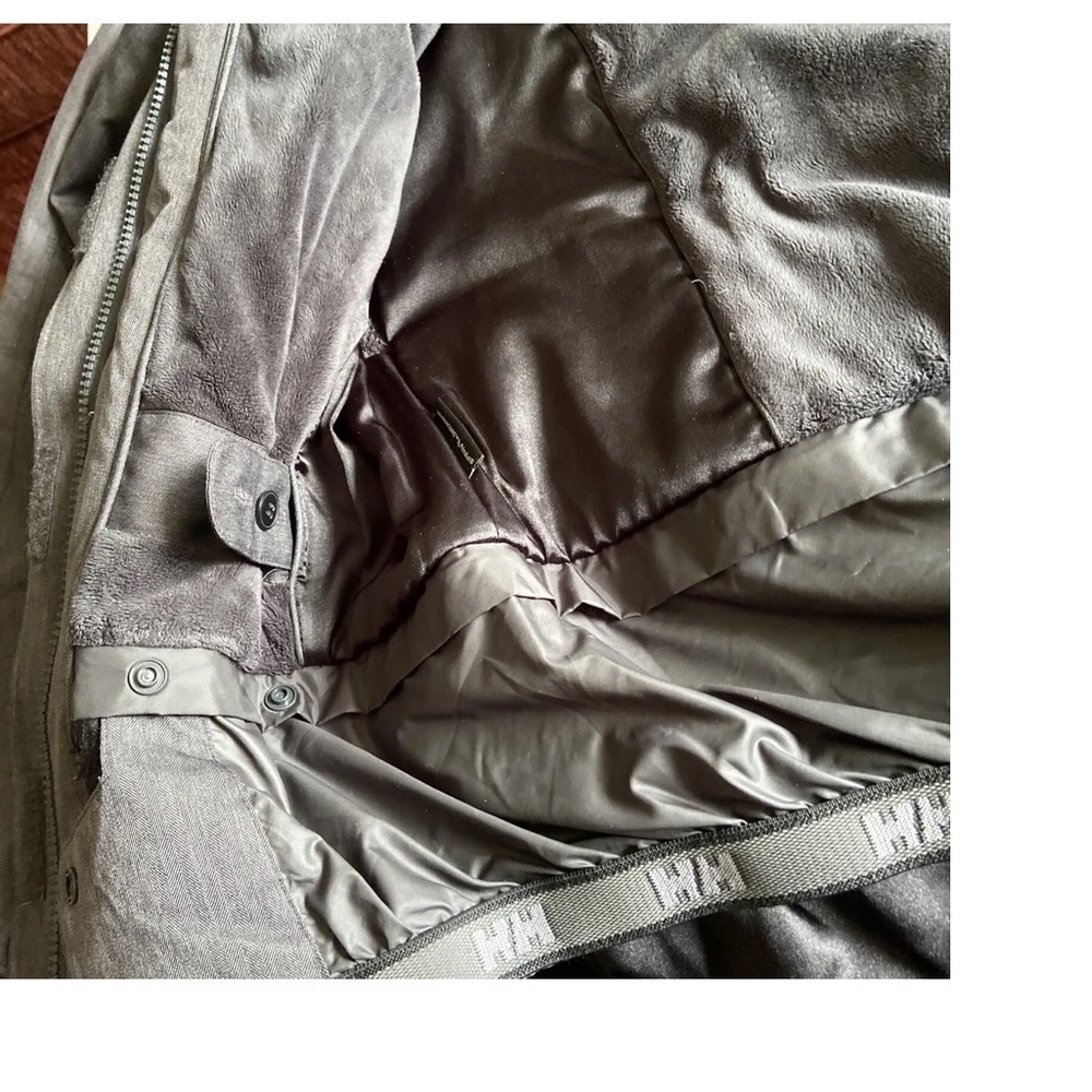 HellyHansen Blanchette Tech Performance SzS Grey WinterParka DoubleCollar NWOT​ - Picture 15 of 15